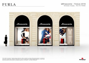 Allestimento vetrine Rinascente Firenze - Tavole Progetto